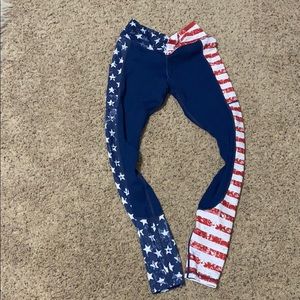 American flag leggings